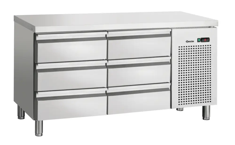 Bartscher Koelwerkbank | 200L | 6 Laden GN 1/1 | 0°C/+10°C | Geforceerd | 1342x700x850/900mm Beste Prijs