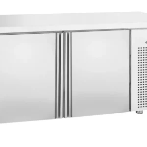 Korting Bartscher Koelwerkbank | 280L | 2 Deuren | 0°C/+10°C | Geforceerd | 1342x700x850mm