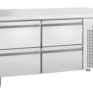 Populair Bartscher Koelwerkbank | 280L | 4 Laden GN 1/1 | 0°C/+10°C | Geforceerd | 1342x700x850mm