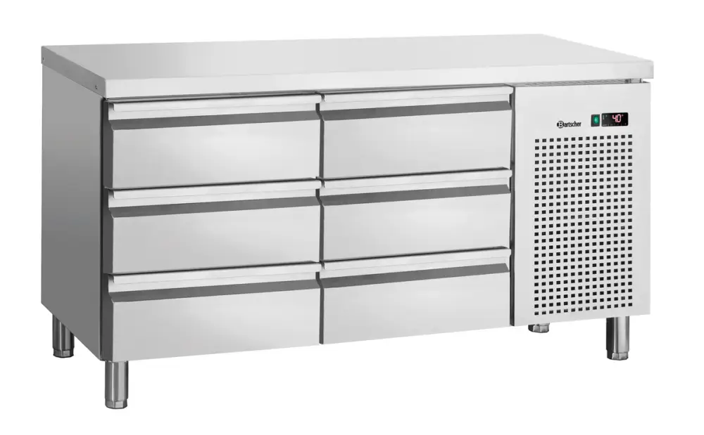 Aanbieding Bartscher Koelwerkbank | 280L | 6 Laden | 0°C/+10°C | Geforceerd | 1342x700x850mm