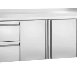 Bartscher Koelwerkbank | 420L | 2 Deuren + 2 Laden | 0°C/+10°C | Geforceerd | Achter Rand | 1792x700x850/900mm Nu Kopen