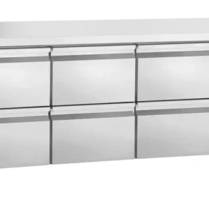 Favoriet Bartscher Koelwerkbank | 420L | 6 Laden 1/1 GN | 0°C/+10°C | Geforceerd | 1795x700x850mm