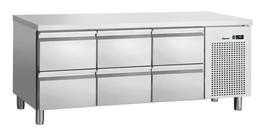 Favoriet Bartscher Koelwerkbank | 420L | 6 Laden 1/1 GN | 0°C/+10°C | Geforceerd | 1795x700x850mm