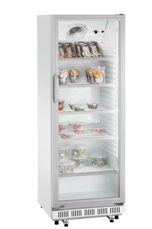 Bestseller Bartscher Koelkast | 326L | Wit | -1°C/+6°C | Geventileerd | Wielen | 620x635x1732mm