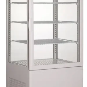 Koop Online Combisteel Koelvitrine | 68L | Wit | 0°c/+12°c | 4 Niveaus | 428x386x885mm