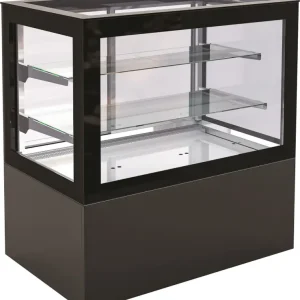Speciale Aanbieding Combisteel Koelvitrine Zwart | 750L | +2/+10°c | 2000x780x1300mm