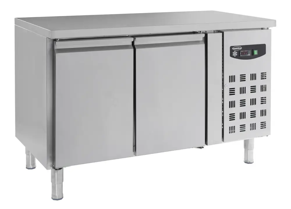 Combisteel Koelwerkbank | 228L | 2 Deuren | +2°C/+8°C | Geforceerde Koeling | 1360x600x860mm Meest Verkocht