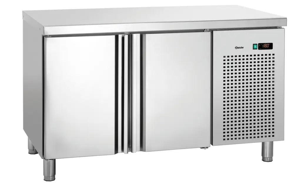 Rechtstreeks Van De Fabrikant Bartscher Vrieswerkbank T2-1341 | -18°C / -22°C | RVS | 2 Deuren | 1340x700x850mm