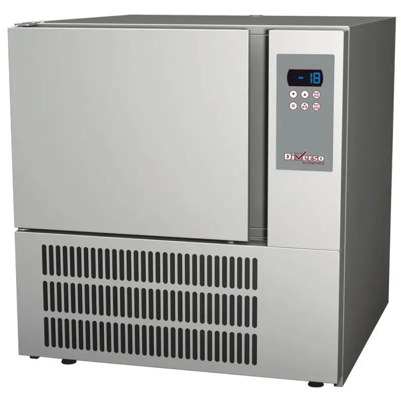 Premium Blastchiller 3 Niveaus (1/1 GN) | 8kg Koelen / 5kg Vriezen | 230v | 620x650x670mm | Showroom actie!