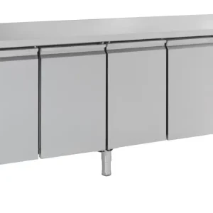 Speciale Aanbieding Combisteel Koelwerkbank | 553L | 4 Deuren 1/1 GN | +2°C/+8°C | Geforceerd | 2230x700x850mm