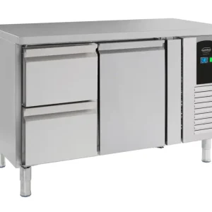 Rechtstreeks Van De Fabrikant Combisteel Koelwerkbank | ENERGY LINE | 190L | 1 Deur + 2 Laden | +2°C/+8°C | Geforceerd | 1360x700x860mm