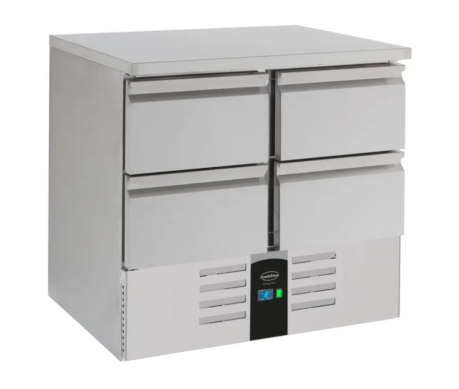 Exclusieve Aanbieding Combisteel Koelwerkbank | ENERGY LINE | Energiezuinig | 257L | 4 Laden | +2°C/+8°C | Geforceerd | 903x700x870mm