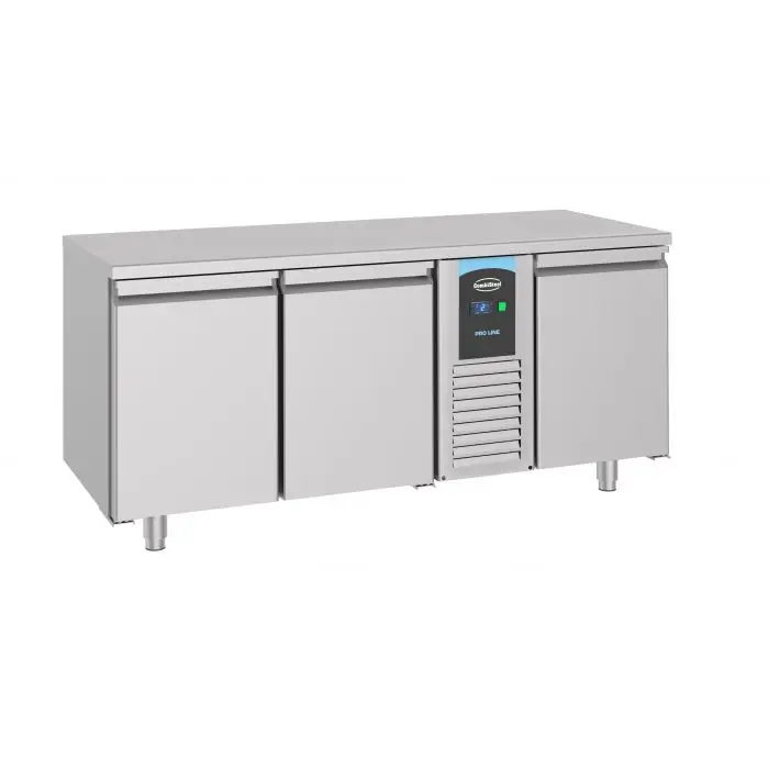Koop Online Combisteel Koelwerkbank 474L Met 3 Deuren (1/1 GN) | -2°c Tot +8°c | 1785x700x850mm