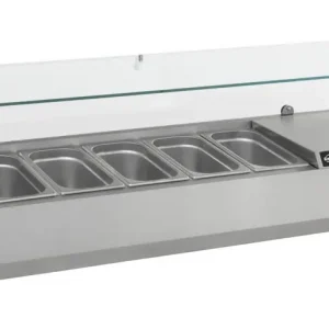 Aanbieding Combisteel Opzetkoelvitrine | 6x 1/3 GN | 1400x395x435mm