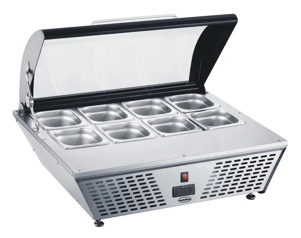 Combisteel Opzetkoelvitrine | 8x GN 1/6 | 767x612x328mm Bestseller