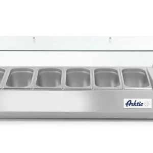 Lage Kosten Arktic Opzetkoelvitrine | 7x 1/3 GN | -2°C/+8°C | 1605x395x430mm