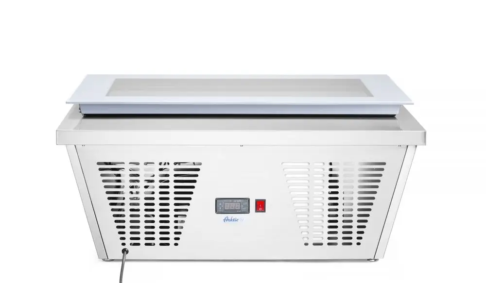 Favoriet Arktic Schepijsvitrine | RVS | 4x 1/3 GN | Geforceerd | 805x666x305mm