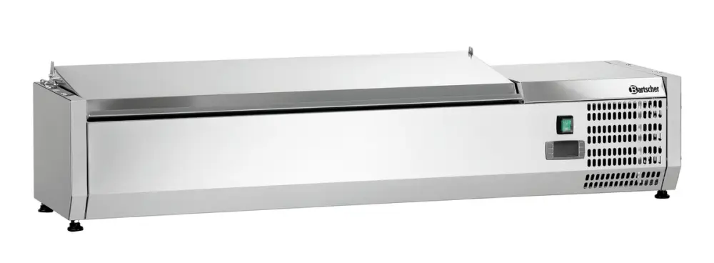 Bartscher Opzetkoelvitrine ED4-1201 | 5x 1/4 GN | 1200x335x290mm Beperkte Voorraad