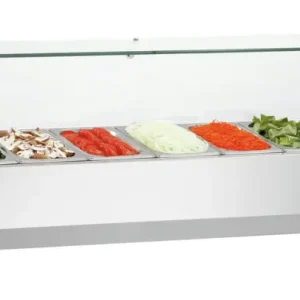 Gratis Retour Bartscher Opzetkoelvitrine GL4-1501 | 7x 1/4 GN | 1500x335x459mm