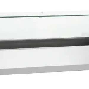 Bartscher Opzetkoelvitrine GL4-1801 | 8×1/4 GN | 0°C tot 10°C | 1800x335x459mm Merkproduct