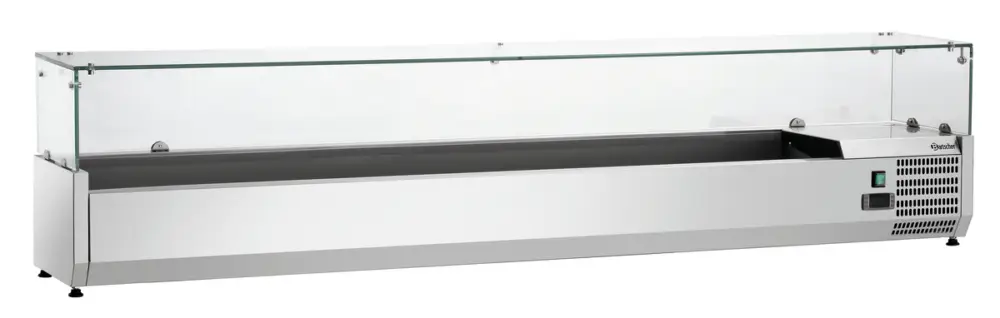 Express Levering Bartscher Opzetkoelvitrine GL4-2001 | 10×1/4 GN | 2000x335x459mm