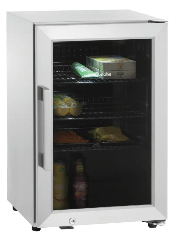 Bestel Nu Bartscher Tafelmodel Koelkast | 63L | RVS | -1°C/+10°C | Statisch + Ventilator | 430x555x675mm