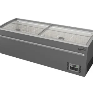 Fabrieksprijs Combisteel Supermarkt Vrieskist Grijs | 1040L | -22/-18°c | 2500x850x870mm