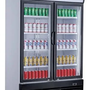 Exclusieve Aanbieding Combisteel Koelkast | 800L | Zwart/Wit | +2°C/+10°C | Geforceerd | 2 Draaideuren | Wielen | 1000x730x2072mm