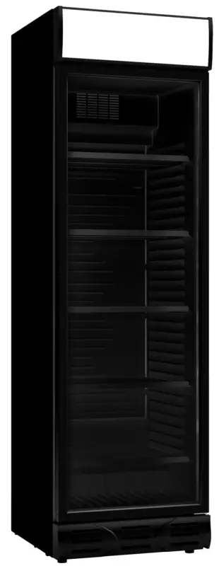 Combisteel Drankenkoeling | 382L | Zwart | +4°C/+10°C | Statisch + Ventilator | Scharnier Rechts | 595x650x2000mm Nieuw