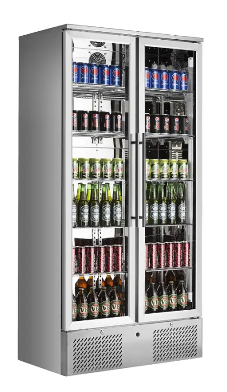 CombiSteel Drankenkoeling | 458L | RVS | Geforceerd | Draaideuren | 900x515x1820mm Koopje
