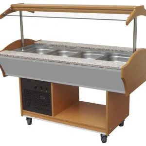 Lage Prijs Combisteel Gekoeld Buffet GN 4x 1/1 | Statisch | 230v | 1550x900x850/1350mm