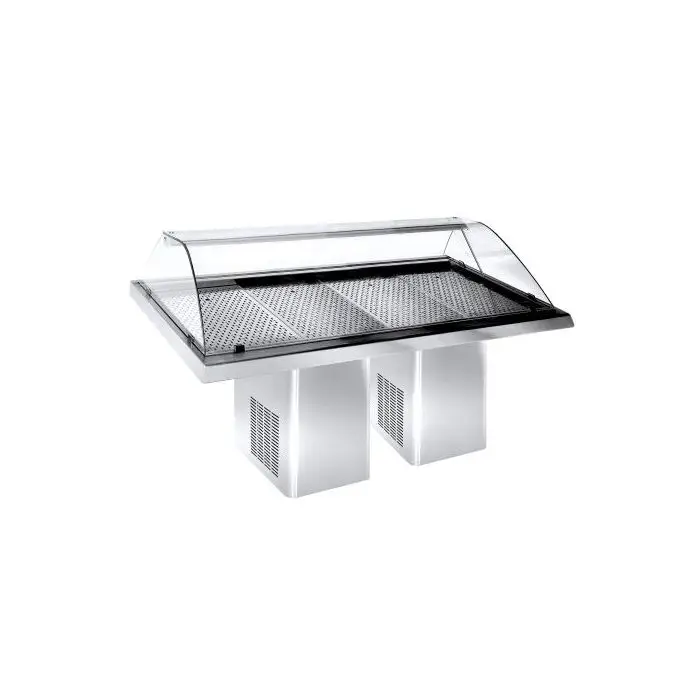 Alleen Vandaag CombiSteel Gekoelde Vistoonbank | 232cm | RVS | -5°C