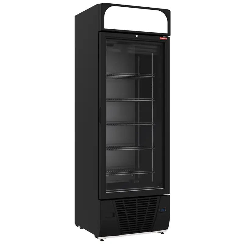 Diamond Vrieskast | 496L | Zwart | -18°C/-24°C | Met wielen en ventilator | 670x718x2025mm Merkproduct