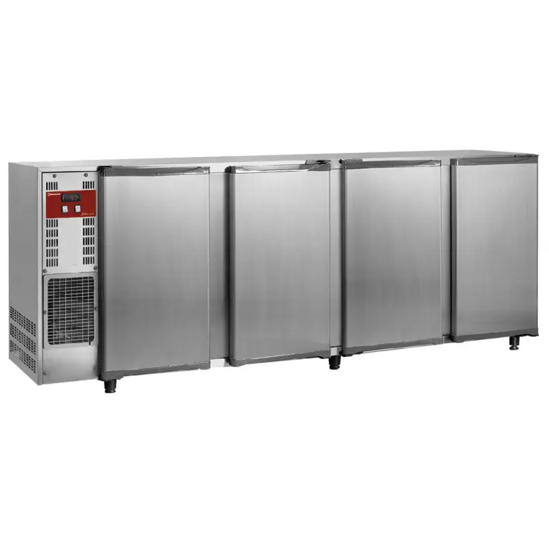 Koop Vandaag Diamond Barkoelkast | RVS | 4 Deuren | 783L | 2675x565x890/905mm