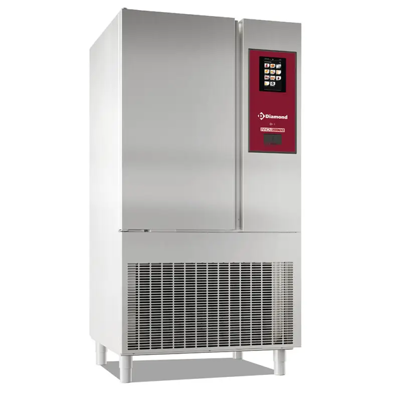 Gereduceerde Prijs Diamond Blastchiller | 10 Niveaus | Max. 50kg Koelen/50kg Vriezen | 400v | Touchscreen | 895x939x1731mm