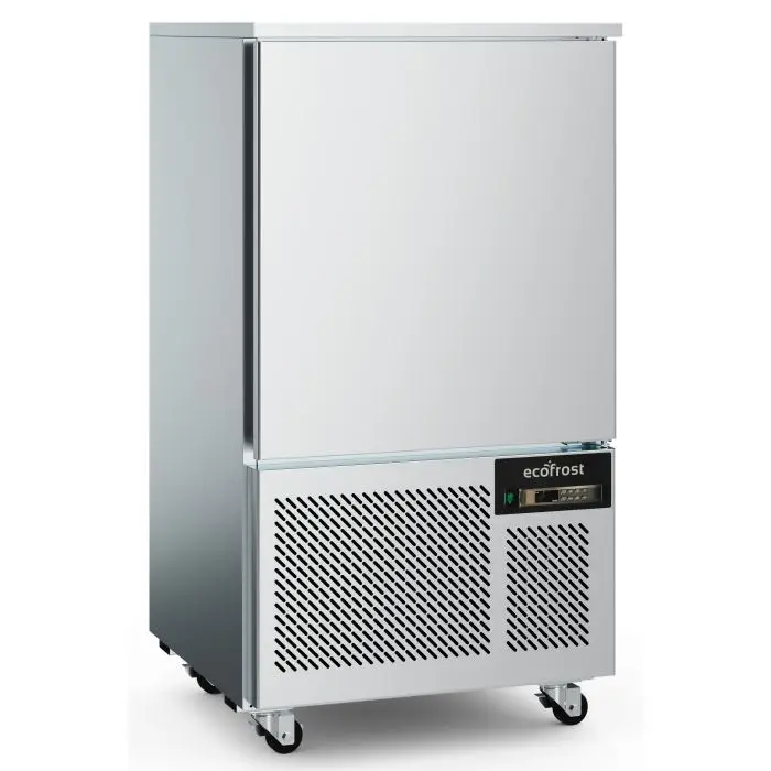 Merkproduct Ecofrost Blastchiller | 7 Niveaus EN/GN | Max. 40kg Koelen/28kg Vriezen | 0.98kW | 230V | Wielen | 800x800x1515mm