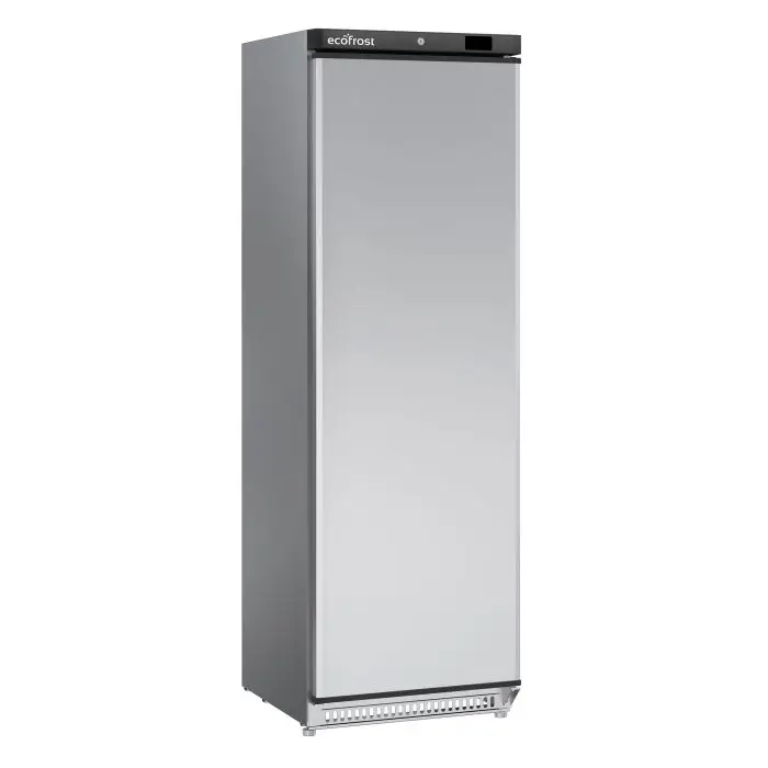 Express Levering Ecofrost Koelkast | 385L | RVS | 0°C/+8°C | Statisch + Ventilator | Energielabel A | 600x639x1875mm