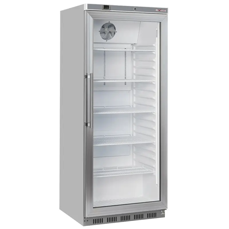 Hete Deal Diverso by Diamond Koelkast | 600L | Grijs | +3°C/+10°C | Statisch + Ventilator | Wielen | 780x768x1890mm