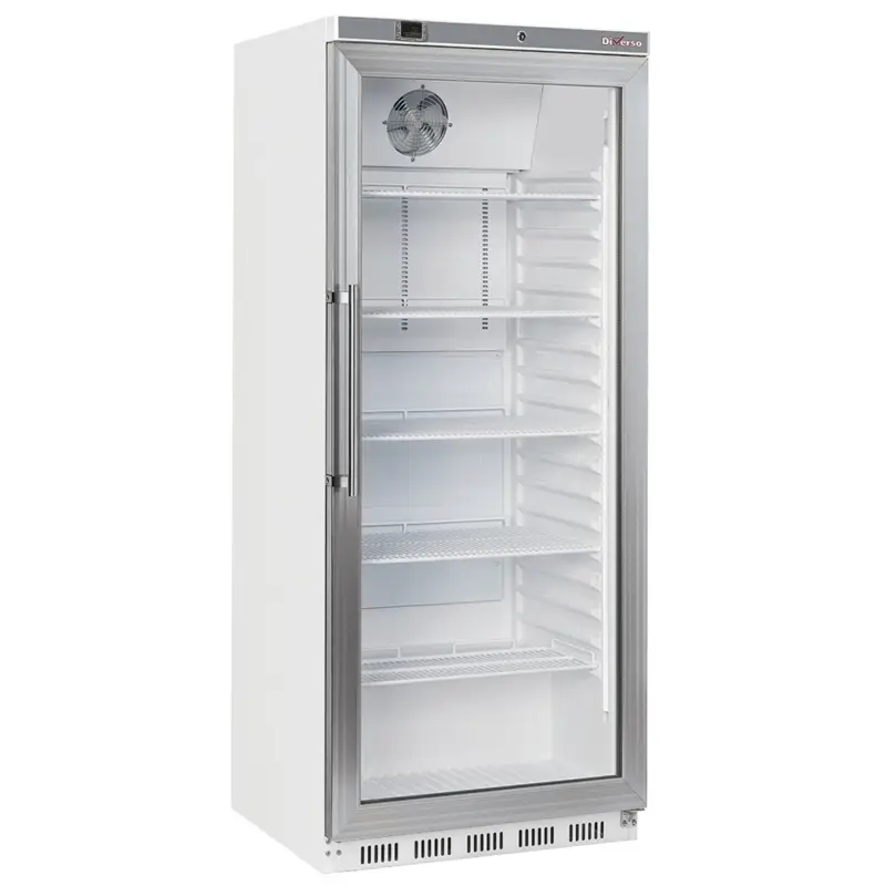 Gereduceerde Prijs Diverso by Diamond Koelkast | 600L 2/1 GN | Wit | +3°C/+10°C | Statisch + Ventilator | Wielen | 780x768x1890mm