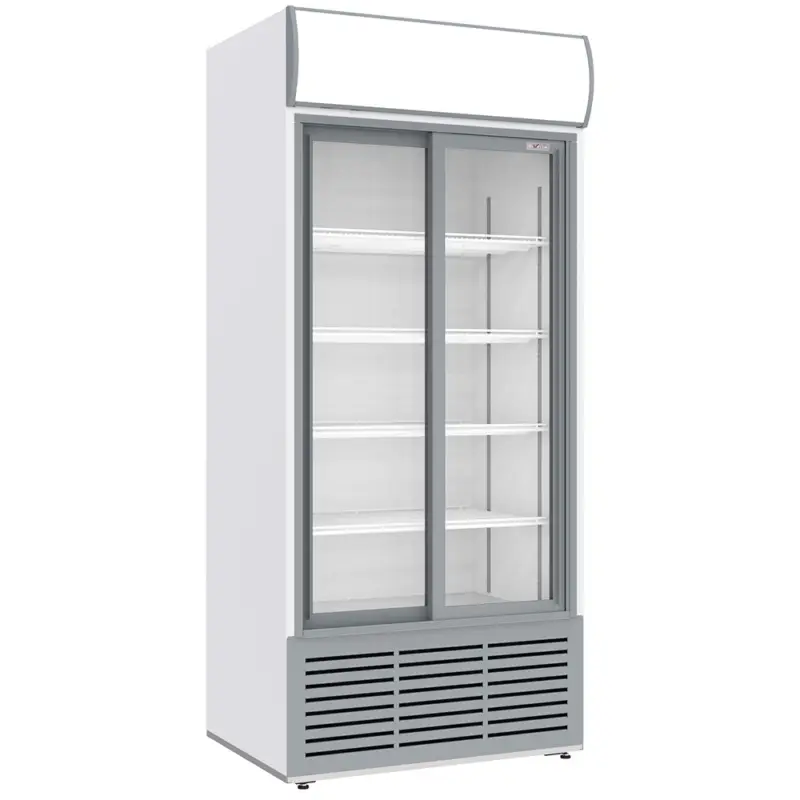 Diverso by Diamond Koelkast | 783L | Wit/Grijs | Geforceerd | Schuifdeuren | Wielen | 880x715x2009mm Beperkte Voorraad