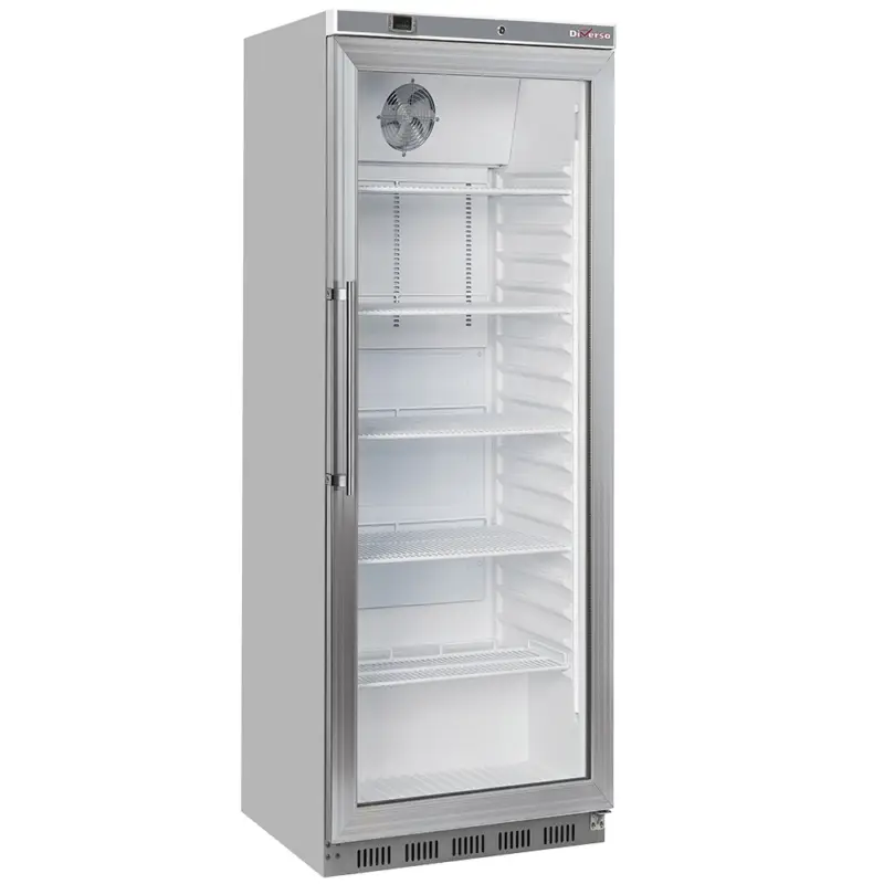 Seizoensaanbieding Diverso by Diamond Koelkast | Energiezuinig | 400L | Grijs | +3°C/+10°C | Statisch + Ventilator | Wielen | 600x723x1890mm