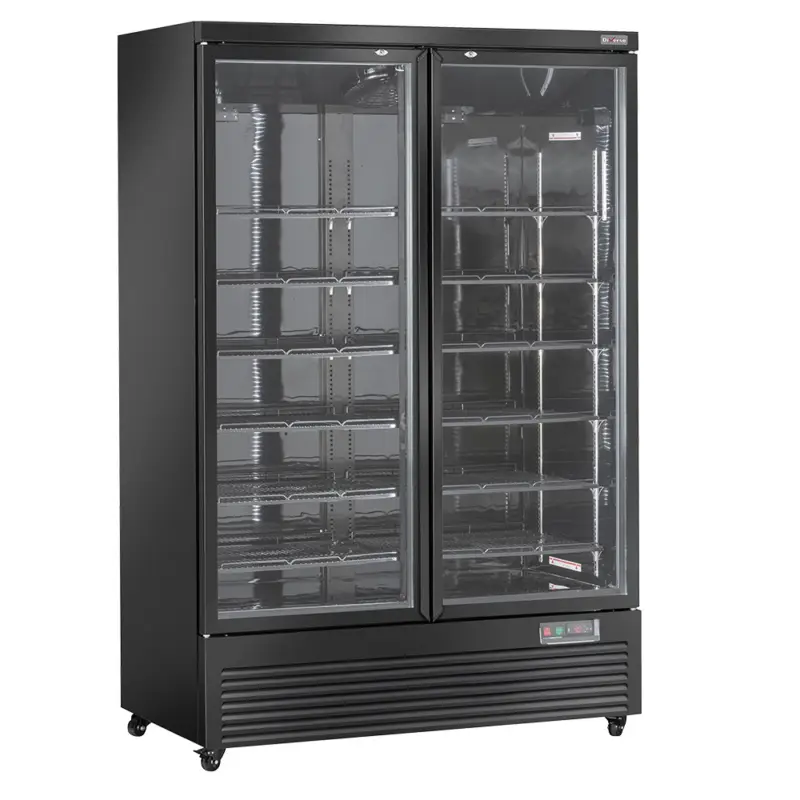 Actieprijs Diverso by Diamond Koelkast | 1085L | Zwart | +1°C/+10°C | Geforceerd | Draaideuren | Wielen | 1253x740x2040mm