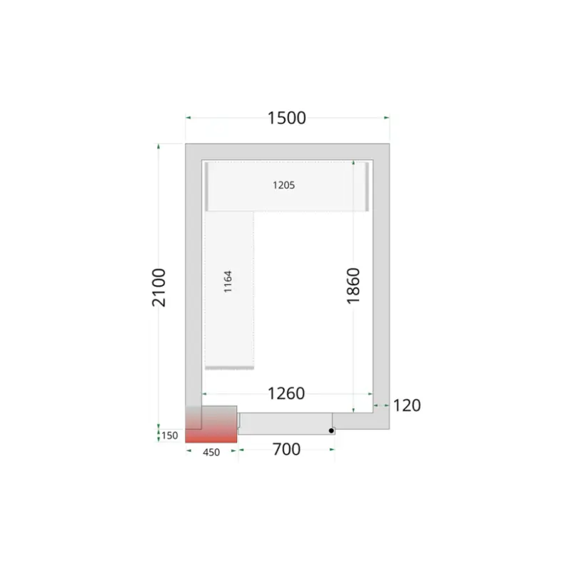 Merkproduct CR 150x210x220