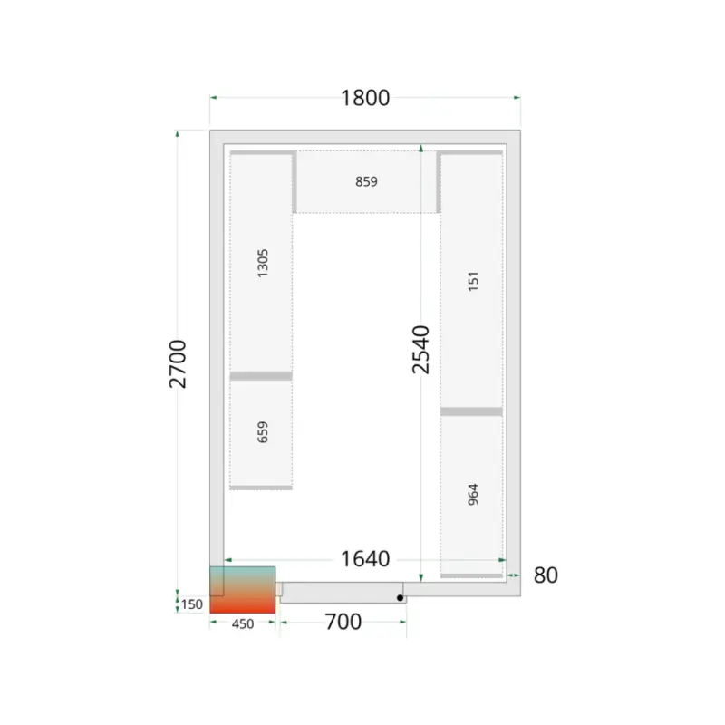 CR 180x270x220 Gratis Retour