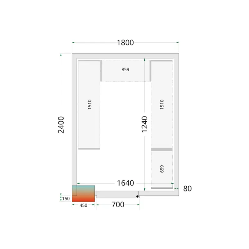 Meest Verkocht CR 180x240x220