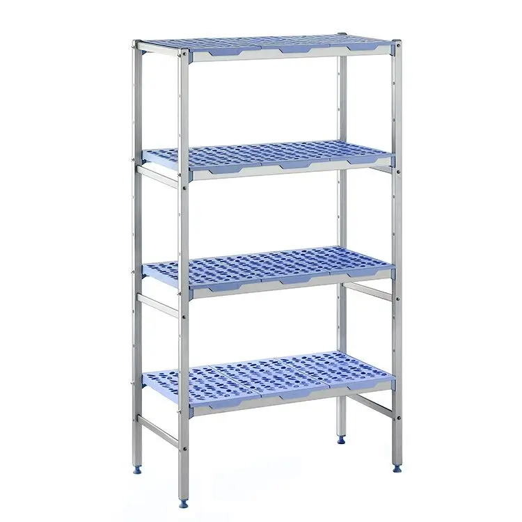 Tournus lijnrek met 4 schappen 690(b)x400(d)x1750(h)mm Hete Deal