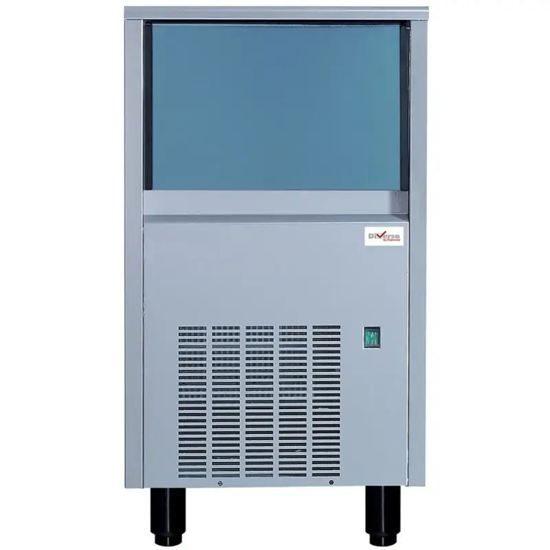 Volle ijsblokjesmachine (22 gr) 41kg/24h met reserve 15 kg roestvrij staal Flitsaanbieding