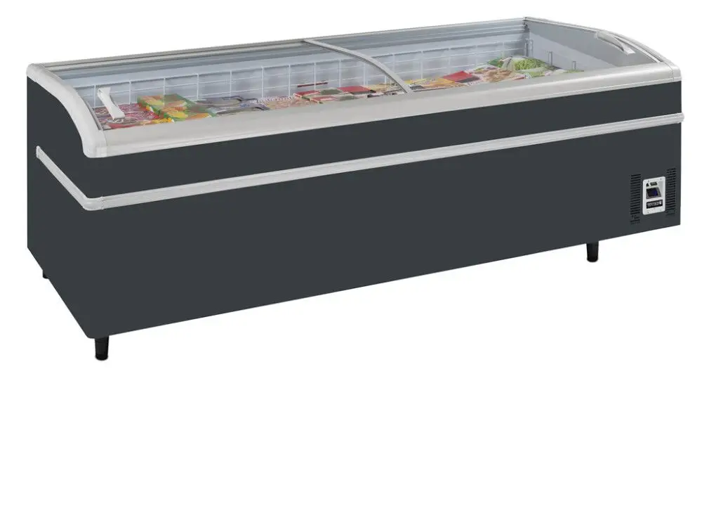 Direct Verzonden SHALLOW 250A-F - Antraciet supermarktvriezer TEFCOLD