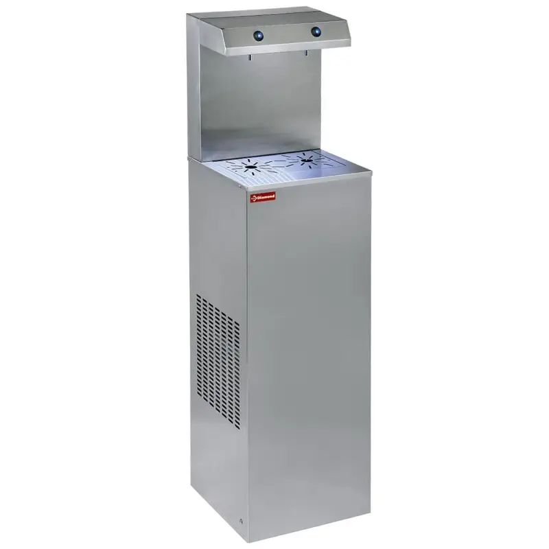 Waterkoeler, roestvrij staal, 80 L/u, dubbele schenker Meest Verkocht
