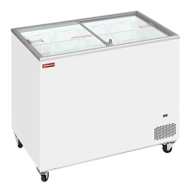 Voordeelprijs Kofferdiepvriezer, 300 liter, glijdeksel